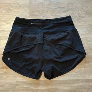 Lululemon Black Speed Up Shorts